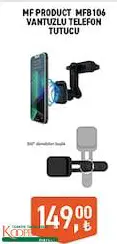 MF PRODUCT MFB106 VANTUZLU TELEFON TUTUCU MF PRODUCT MFB106 VANTUZLU TELEFON TUTUCU